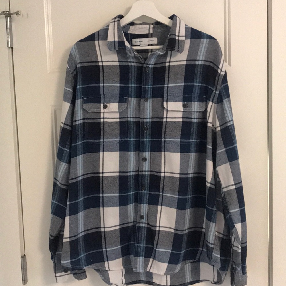 Button down shirt, plaid